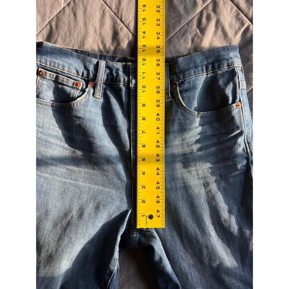 Madewell Button Up Perfect Vintage Crop Jeans Barnsdale Wash - Picture 7 of 10